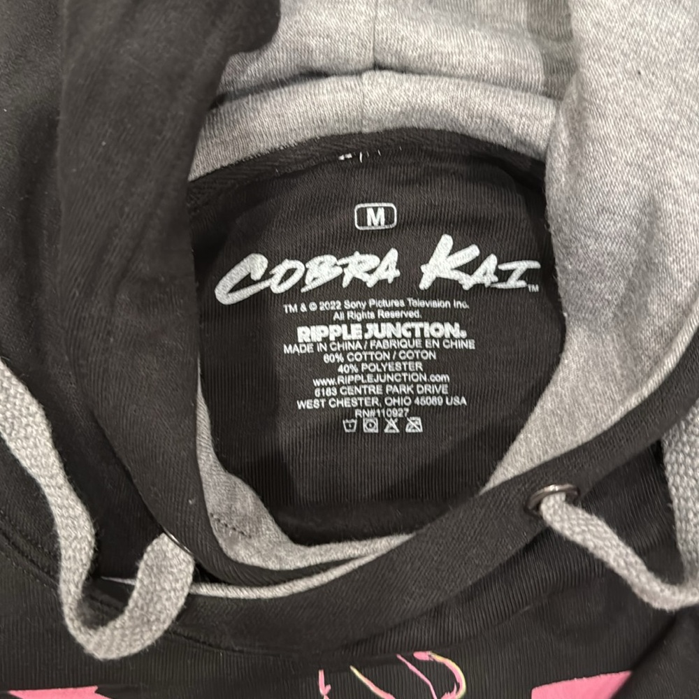 Ripple Junction Cobra Kai Miyagi-Do Karate Women’s Hoodie Size Medium - Picture 4 of 4